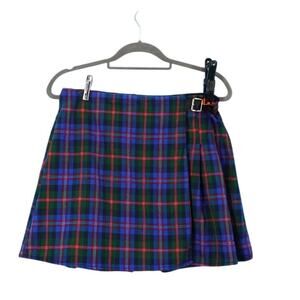 Old Navy Plaid Wrap Mini Skirt size Medium